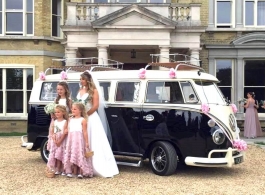 Campervan for weddings in Southampton